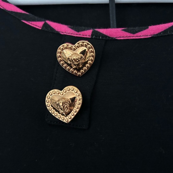 VERSACE Teen Greca printed cotton dress with Medusa buttons RARE (AUTHENTIC) - Picture 7 of 10